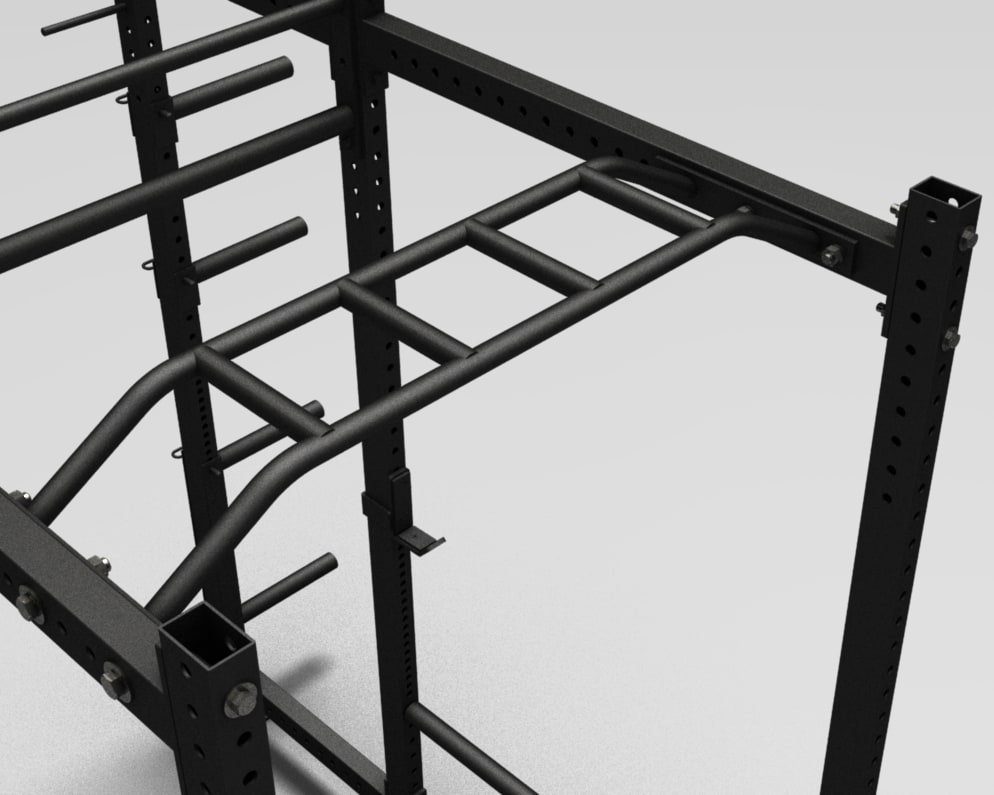 Multi grip pull up bar attachment for squat rack sales